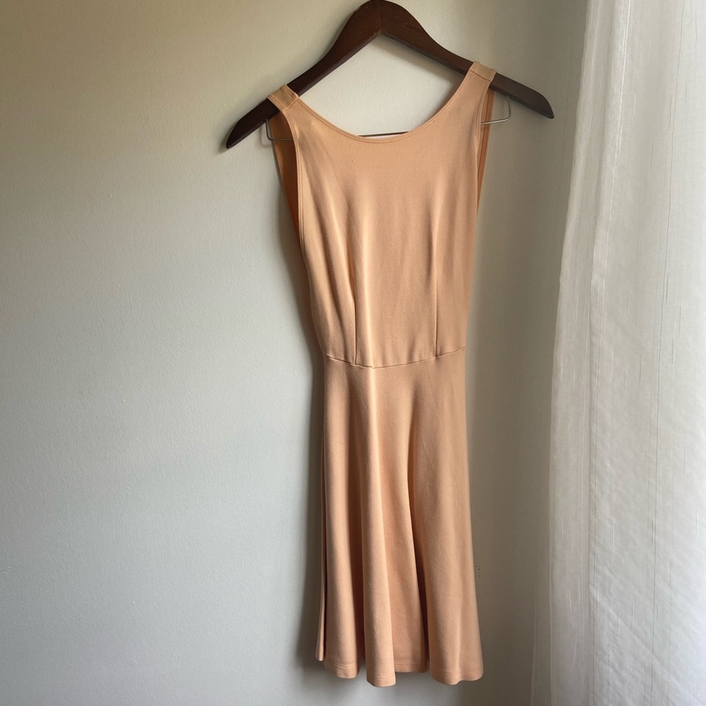 American Apparel Peach Skater Dress